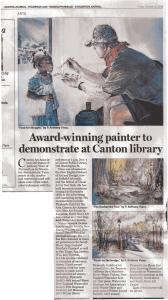 Canton Art Association Watercolor Demo 